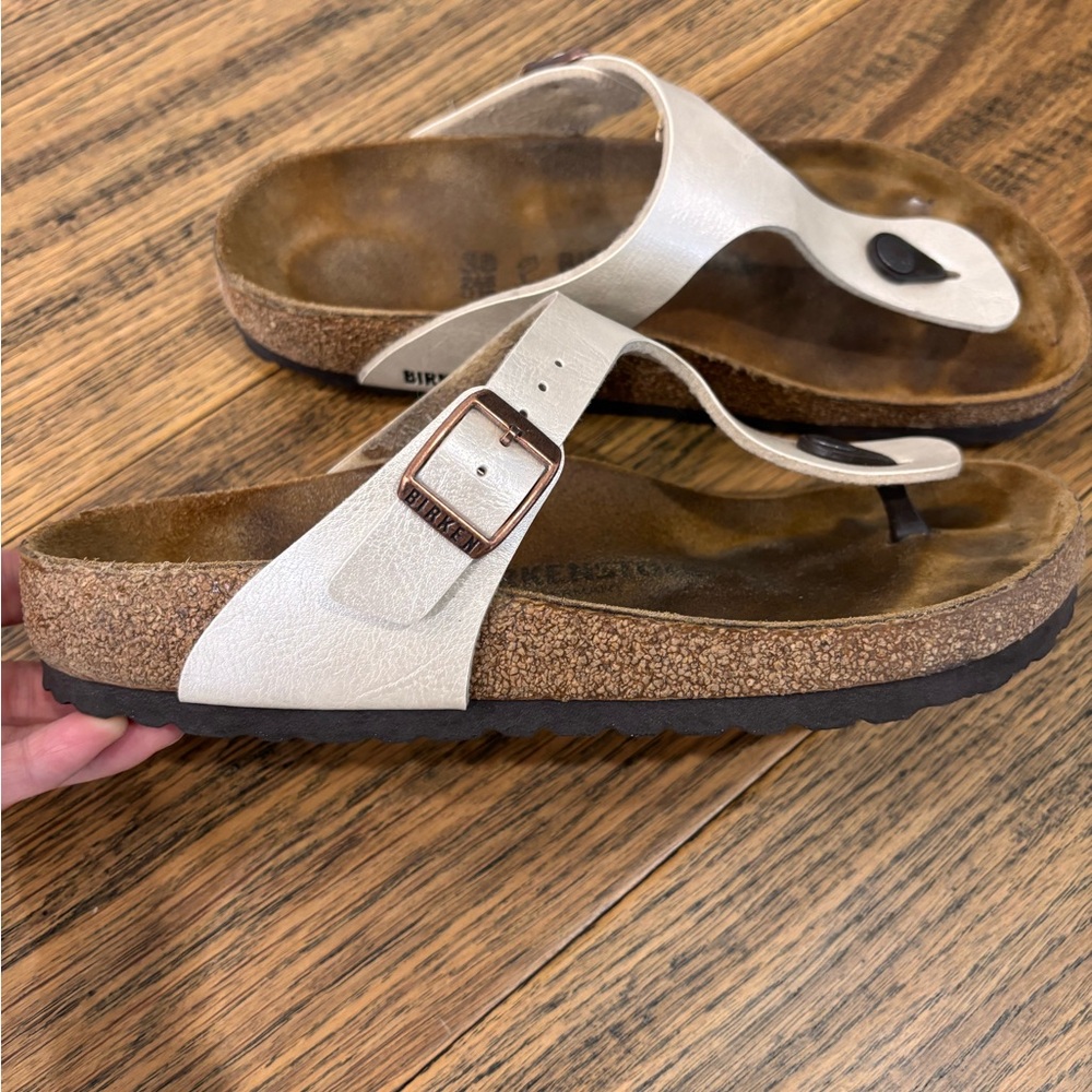 Women Birkenstock Gizeh Sandals size 38 7-7.5 - Picture 2 of 4